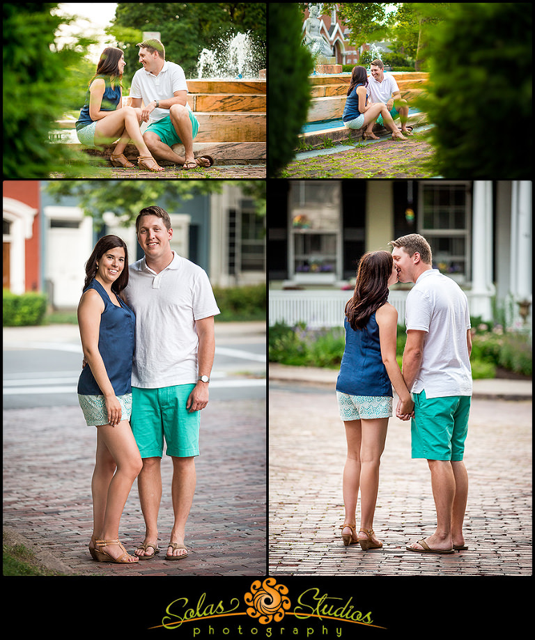 Engagement Photos Row Houses Pulteney Park Geneva