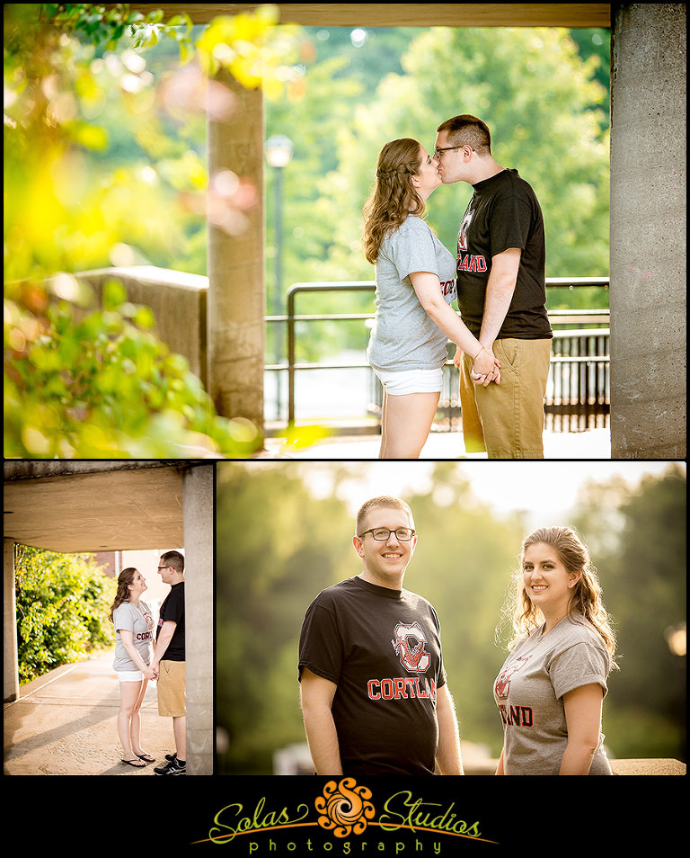 Engagement Photos at SUNY Cortland