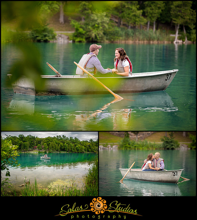 Engagement photos at Green Lakes