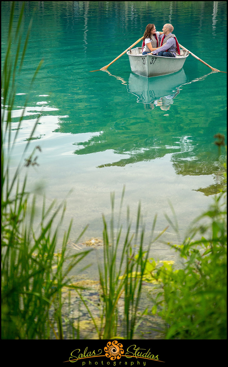 Engagement photos at Green Lakes