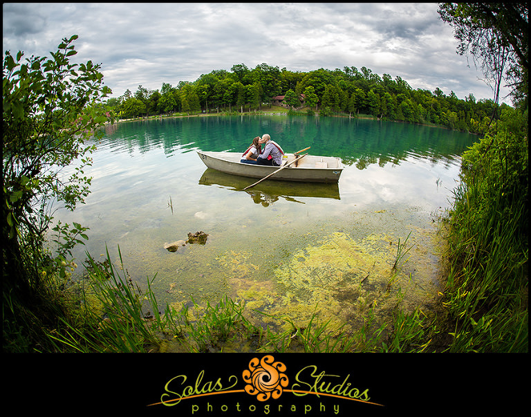 Engagement photos at Green Lakes