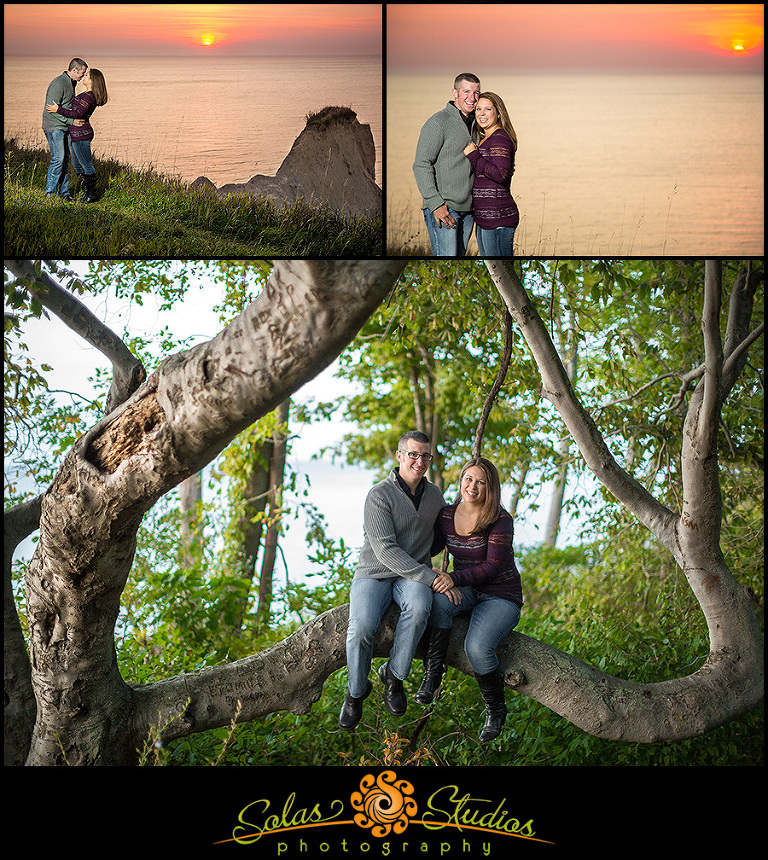 Sunset Engagement Photos at McIntyre Bluff Oswego