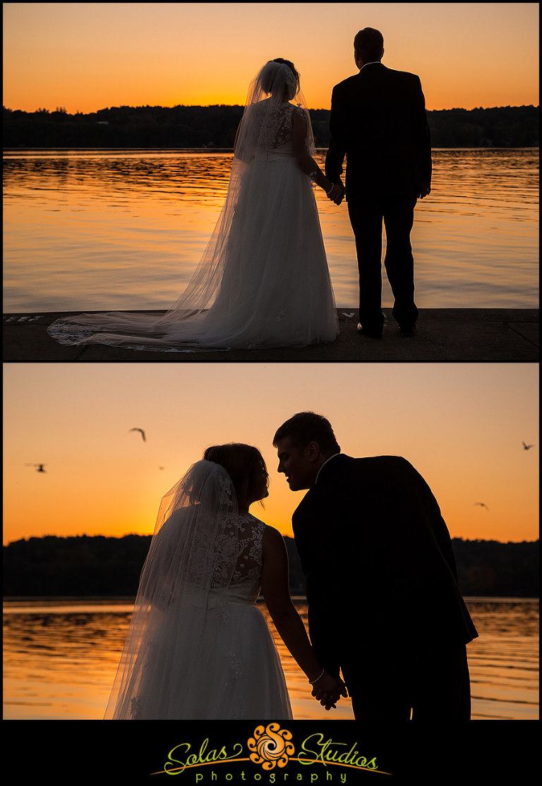 Wedding photos at Cazenovia Lake
