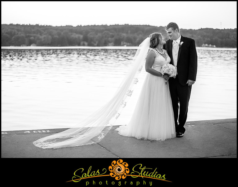 Wedding photos at Cazenovia Lake