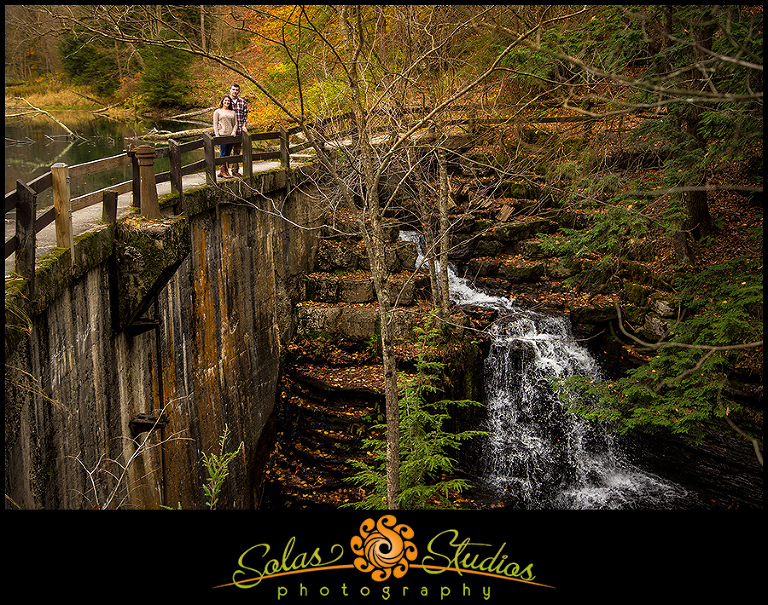 Solas Studios Photography Engagement Session Photos at Fillmore Glen, Moravia NY