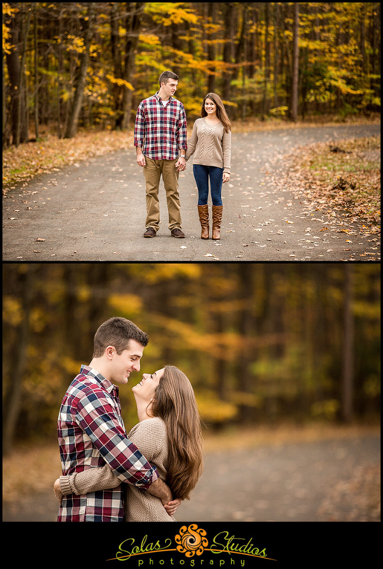 Solas Studios Photography Engagement Session Photos at Fillmore Glen, Moravia NY
