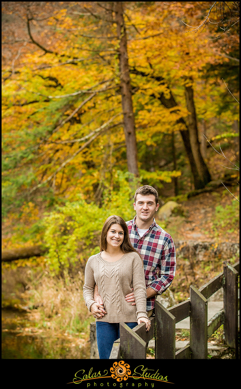 Solas Studios Photography Engagement Session Photos at Fillmore Glen, Moravia NY