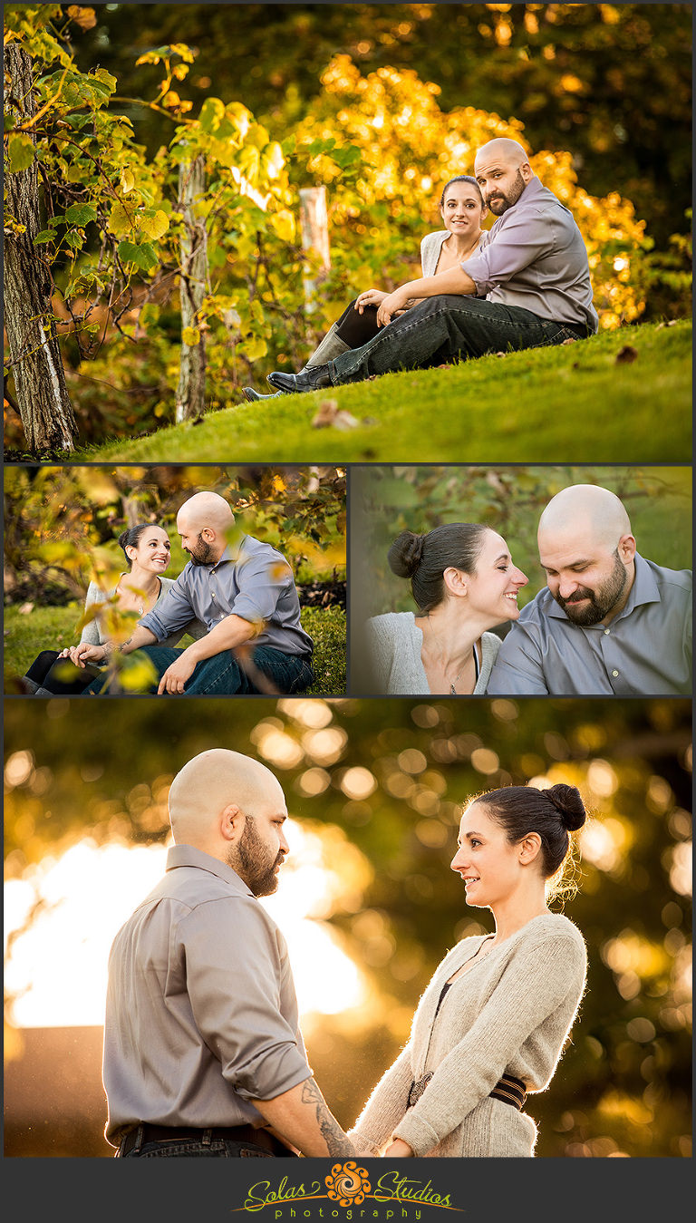 Solas Studios Engagement Session at Mirbeau Inn & Spa