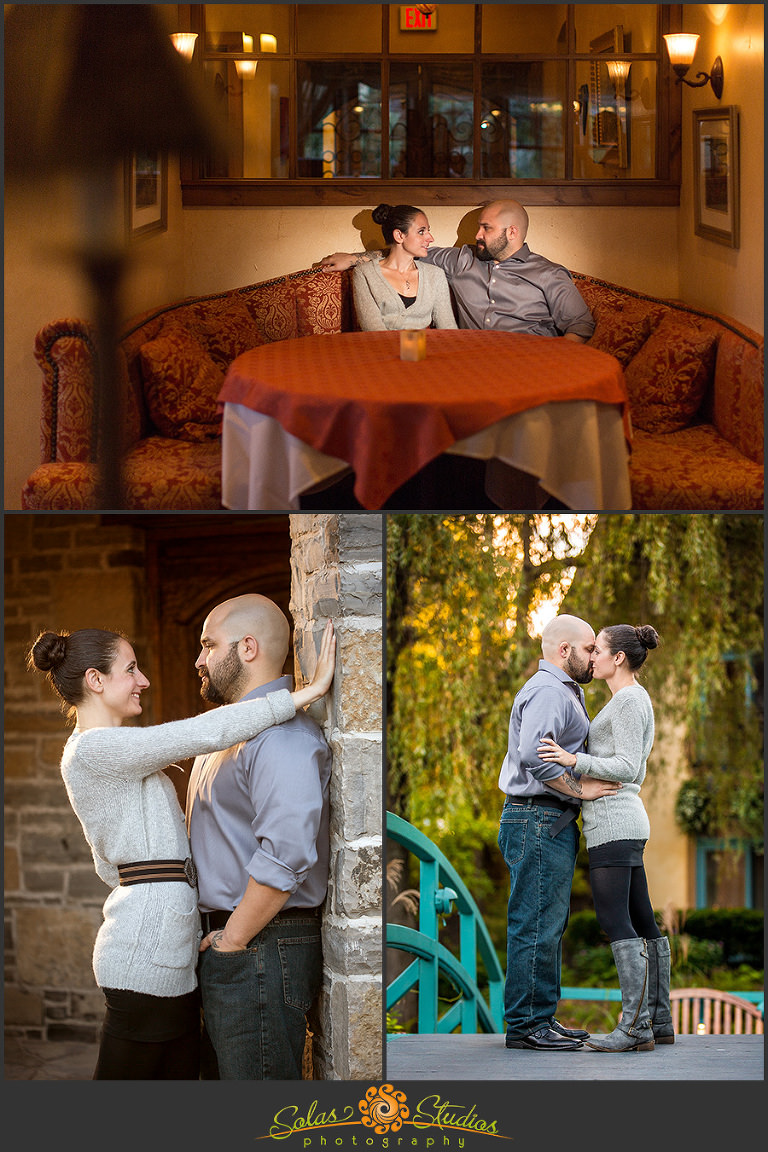 Solas Studios Engagement Session at Mirbeau Inn & Spa