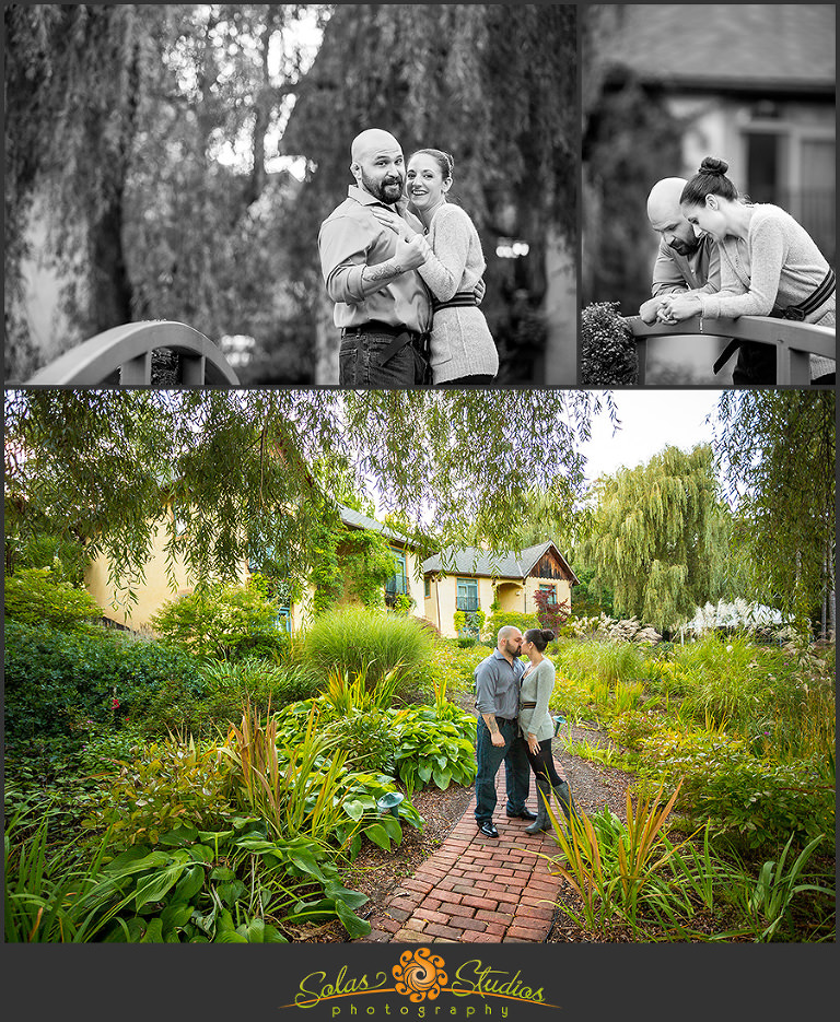Solas Studios Engagement Session at Mirbeau Inn & Spa