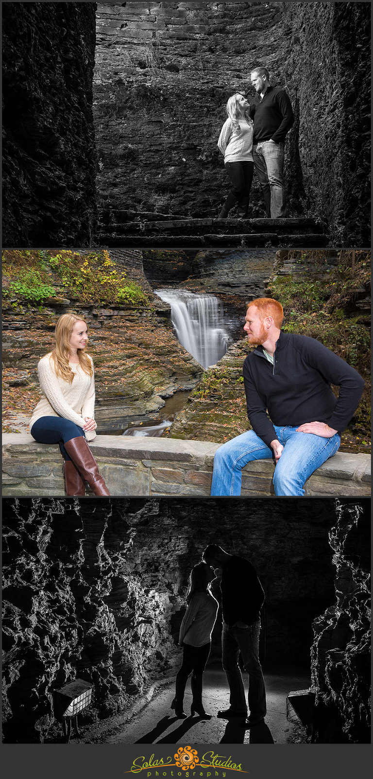 Solas Studios Engagement Session at Watkins Glen, NY