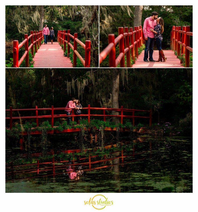 Engagement Session Photos at Magnolia Plantation Charleston