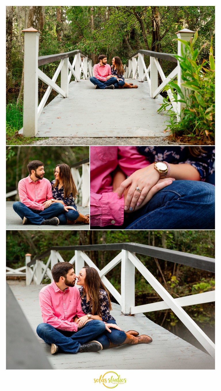Engagement Session Photos at Magnolia Plantation Charleston